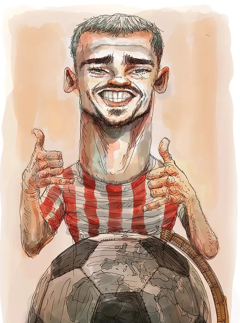 Griezmann, el Galileo del Atlético, alcanza la plenitud con la pelota y las emociones: "Te quiero"
