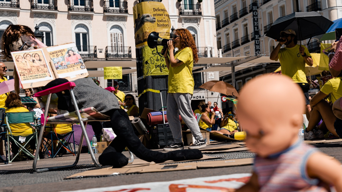 El Desalojo Policial de Educadoras Infantiles en Madrid: Un Grito Silencioso por la Dignidad de la Primera Infancia
